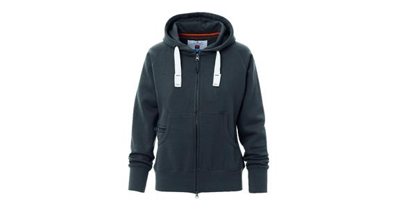 Ladies' hooded jacket Dallas smoky grey size XL