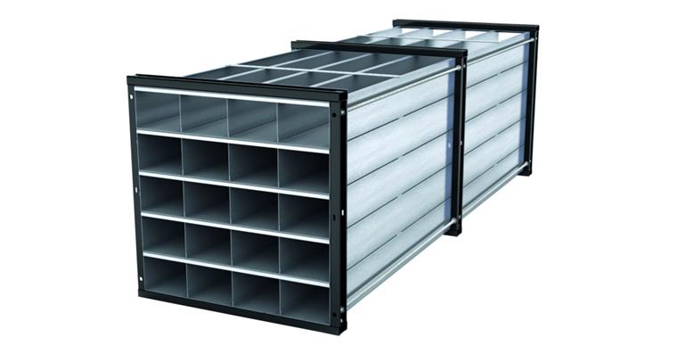 Wabenregal B 1000 x T 3000 x H 1000 mm 20 Fächer