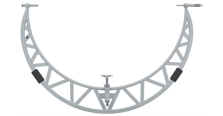 Bügelmessschraube mit großem Messbereich 1200-1300 mm