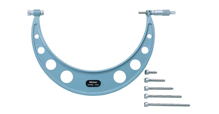 Micrometer with interchangeable anvil 150-300 mm