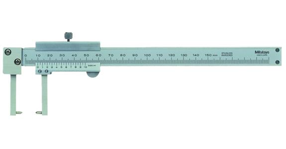 Messschieber mit gewinkelten Messspitzen 0-150 mm
