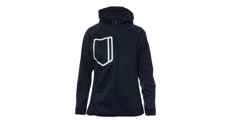 Ladies' softshell jacket Extreme black size XL