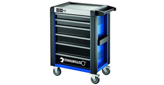 Tool trolley 95/6 Pro 6 drawers 496x827x1020 mm blue, RAL 270 30 35