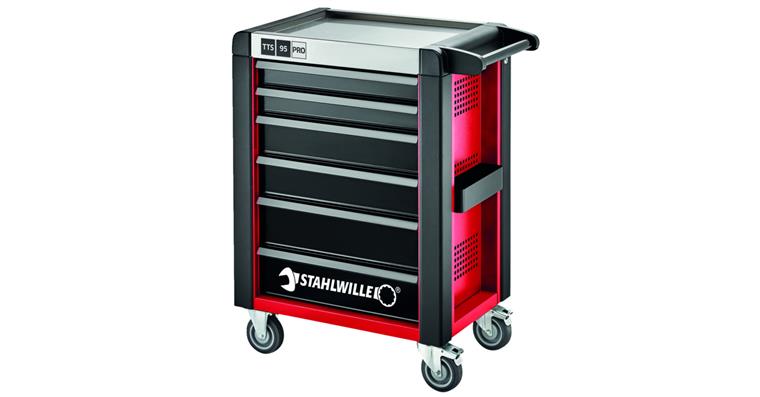 Tool trolley 95/6 Pro 6 drawers 496x827x1020 mm red, RAL 3020