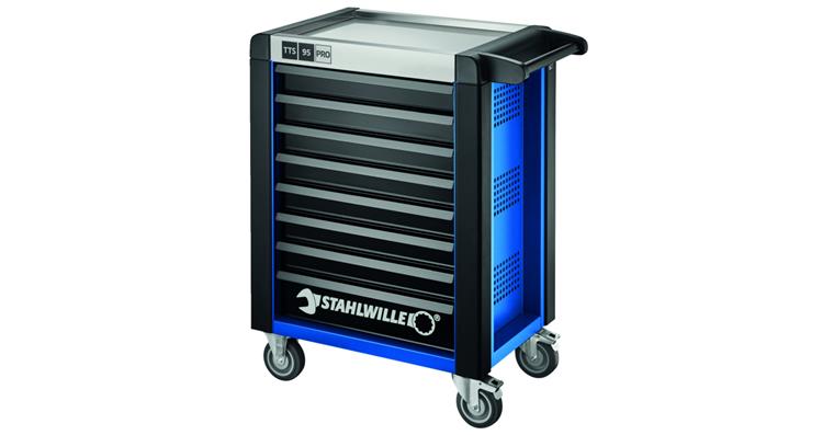 Tool trolley 95/8 Pro 8 drawers 496x827x1020 mm blue, RAL 270 30 35