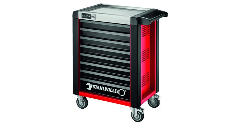 Tool trolley 95/8 Pro 8 drawers 496x827x1020 mm red, RAL 3020