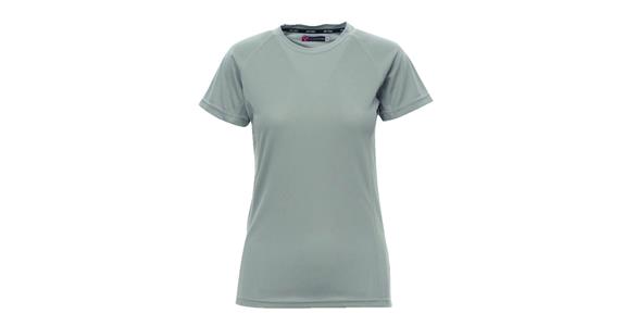 Damen T-Shirt Runner hellgrau Gr. XL