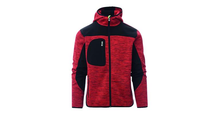 Herren Strickjacke Trip rot Gr. 4XL