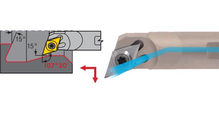 ATORN SDQC Bohrstange VHM Positiv Rechts E 08 K SDQC R/L 07