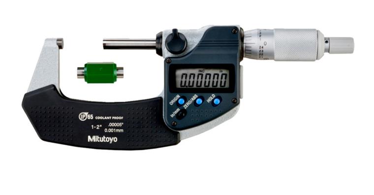 1001358313 Bügelmessschraube 25-50mm / 1-2 Zoll, IP65 mit Datenausgang 