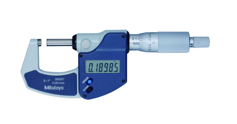 1001358309 Bügelmessschraube 0-25mm / 0-1 Zoll ohne Datenausgang 
