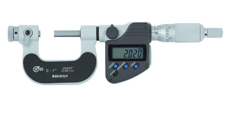 digital micrometer for thread measurement 0-25 mm