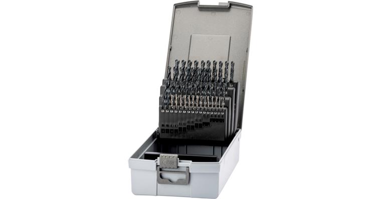 ATORN Spiralbohrer-Satz N HSS DIN 338 1,0-5,9 mm 0,1 in Kassette