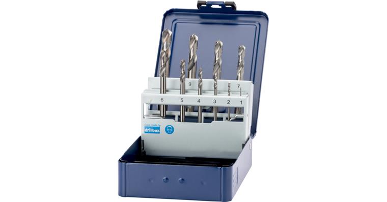 1011030300 ATORN Spiralbohrer-Satz VHM 1,0-10,0 mm steigend 1,0 mm unbeschichtet Kassette
