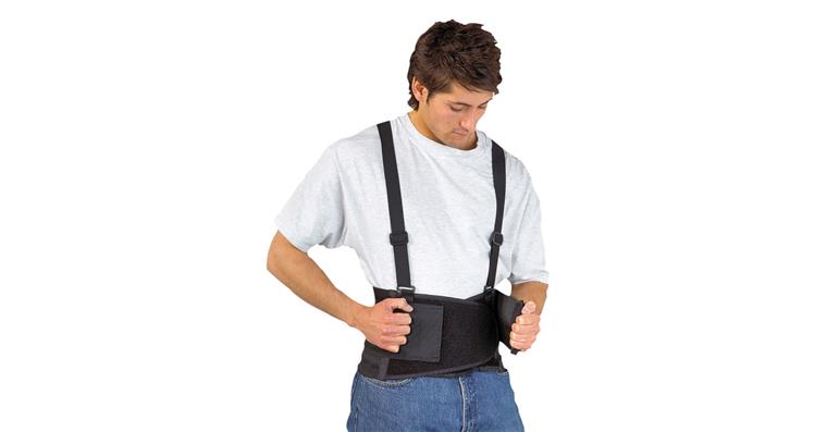 Rückenstützgurt schwarz Gr. S (Länge 72-91 cm)