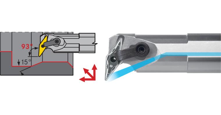 ATORN MVUN Bohrstange Stahl Negativ Links S 40 V MVUN R/L 16