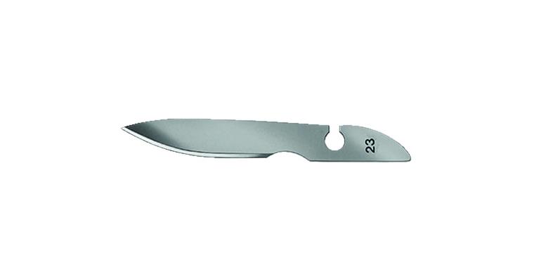 Scalpel blade no. 23 pack=12 pcs