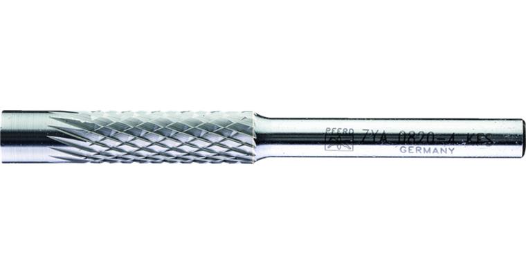 Tungsten carbide copy milling bur ZYA Z4 diameter 8 X 30 MM