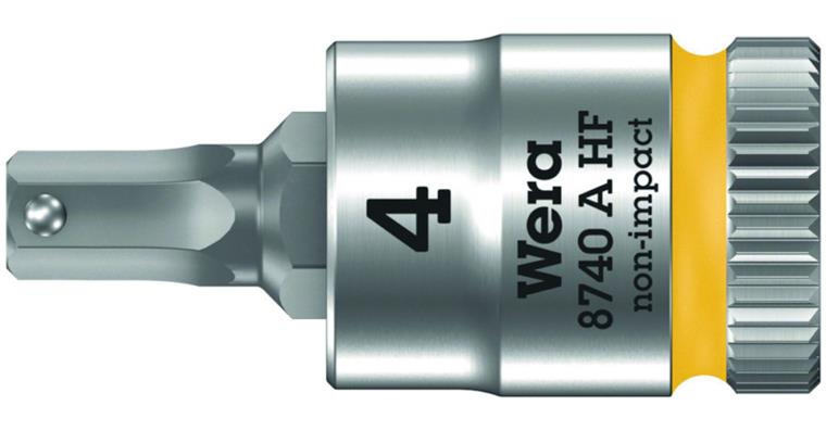 Screwdriver bit 4 mm, 1/4 inch drive HF