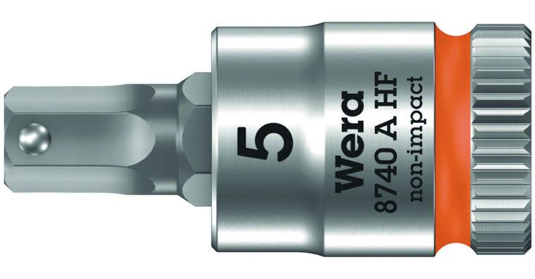 Screwdriver bit 5 mm, 1/4 inch drive HF
