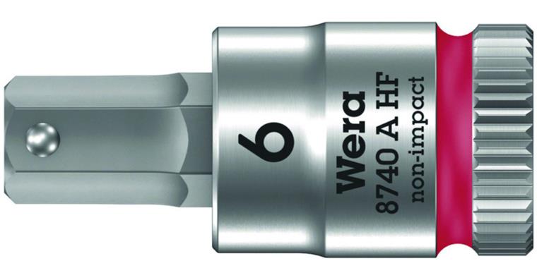 Screwdriver bit 6 mm, 1/4 inch drive HF