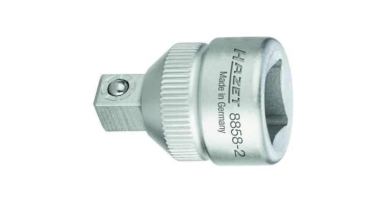 Adapter 3/8 Zoll Antrieb auf 1/4 Zoll Abtrieb CV-Stahl Länge 26 mm