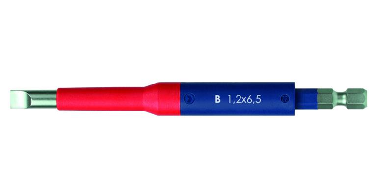 IEC-Safety-Bit E6,3 Schlitz 1,2 x 6,5 x 115 mm