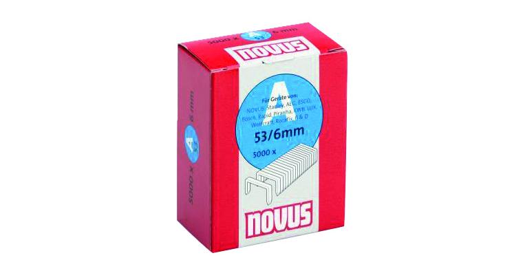 Tacker staples A 53, 6 mm, pack of 5,000 pieces