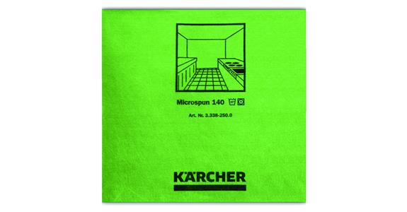 Mikrofasert.Microspun grün VE 10 Stück 37,5 × 38 cm
