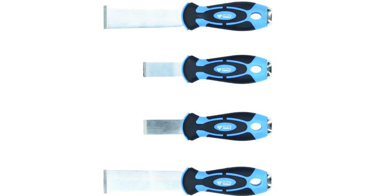 1073307101 Universal scraper set, 4 pieces, stainless steel blade