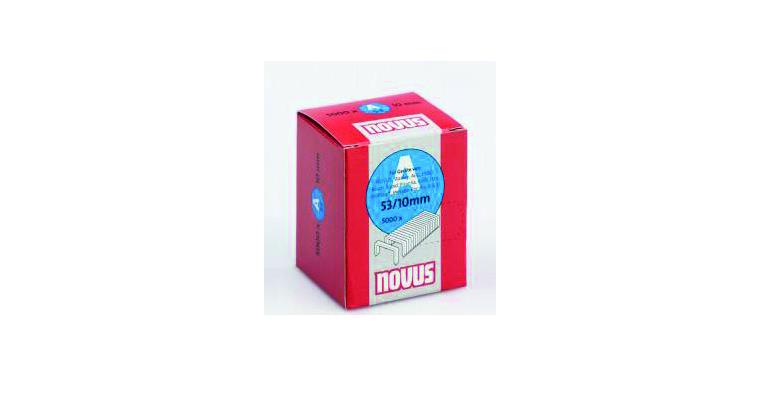 Tacker staples A 53, 10 mm, pack of 5,000 pieces