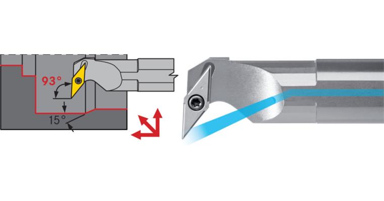 ATORN Bohrstange positiv mit Innenkühlung A25R SVQBL 16
