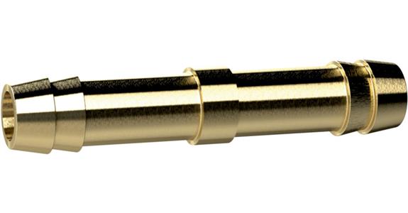 Double hose grommet MS1700404 for hose LW 4 mm brass length 45 mm