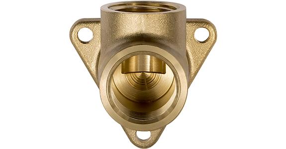 Ceiling elbow DW 268 for wall mounting 2 x G 3/4 FT 60 bar pressure