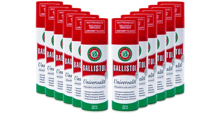 1069855100 Ballistol spray 200 ml pack = 12 pieces