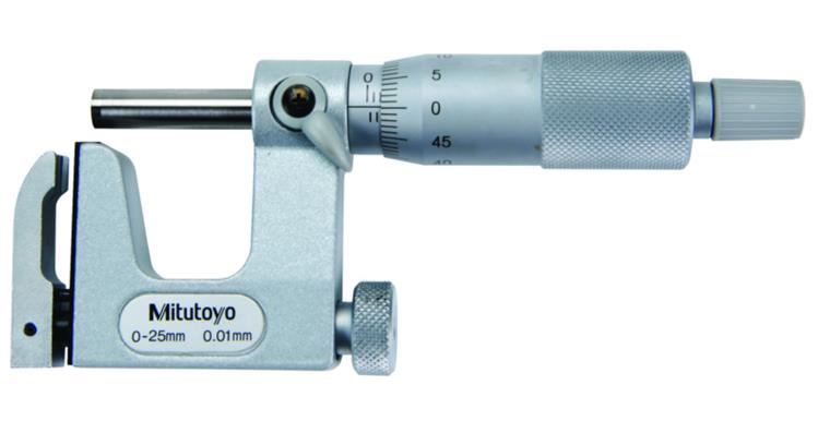 Bügelmessschraube 0-25 mm mit wechselbarem Amboss