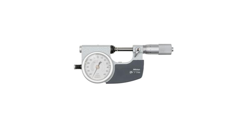 Feinzeigermessschraube IP54 0-25 mm Abhebevorrichtung links