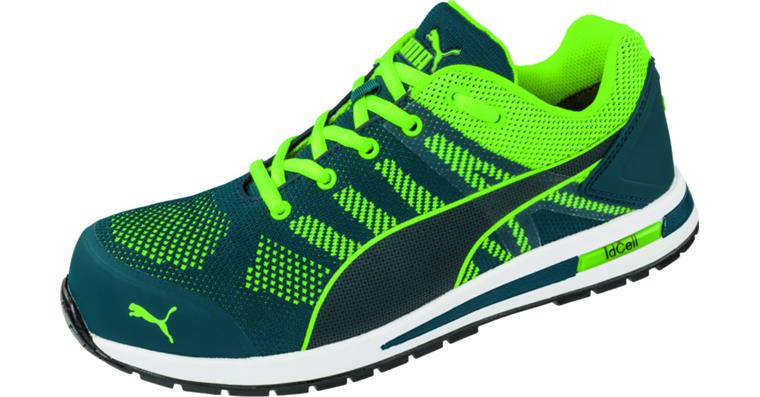 Low-cut safety shoe Elevate Knit Green Low S1P ESD size 41