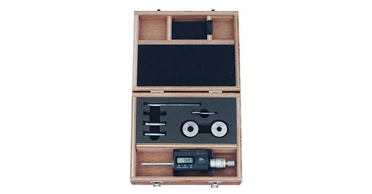 Digital 3-point internal micrometer set 6-12 mm IP65 6 pieces