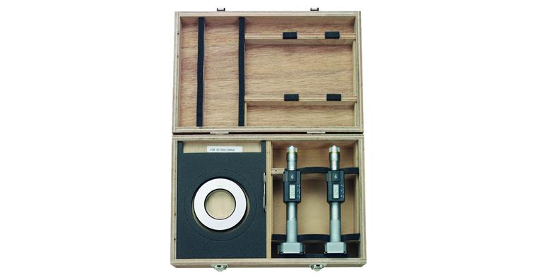 Digital 3-point internal micrometer set 50-75 mm IP65 3 pieces