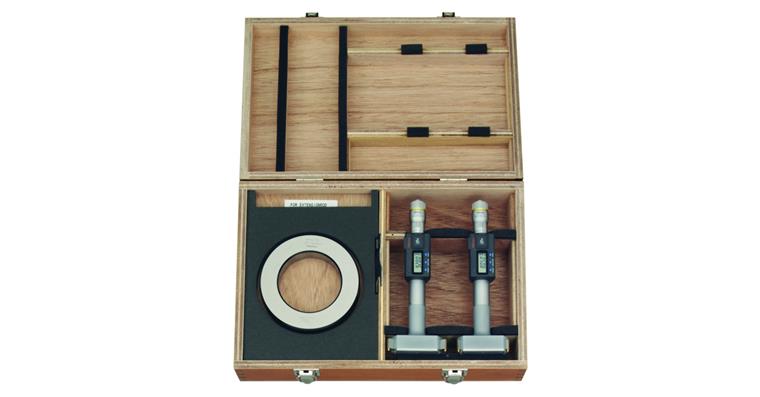 Digital 3-point internal micrometer set 75-100 mm IP65 3 pieces