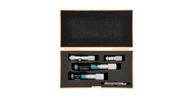 2-point internal micrometer set 50-150 mm 4 pieces