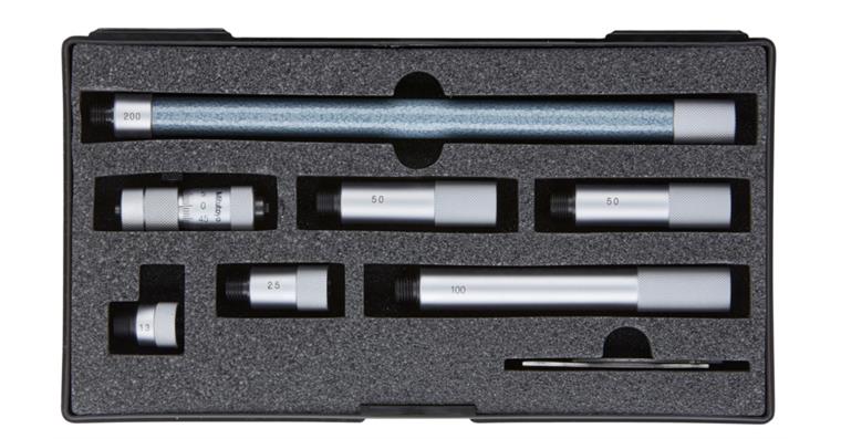 2-Punkt-Innenmessschraubensatz 50-500mm mit HM-Messflächen und 6 Verlängerungen