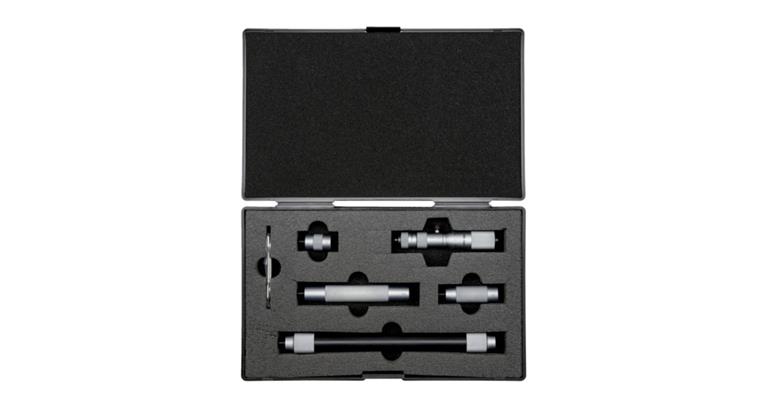 2-point internal micrometer 100-500 mm TC with extensions 5 pieces