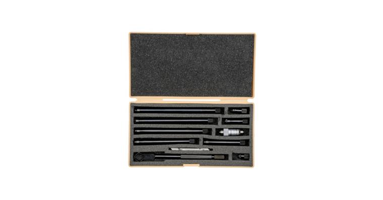 2-point internal micrometer 40-300 mm TC with extensions 9 pieces