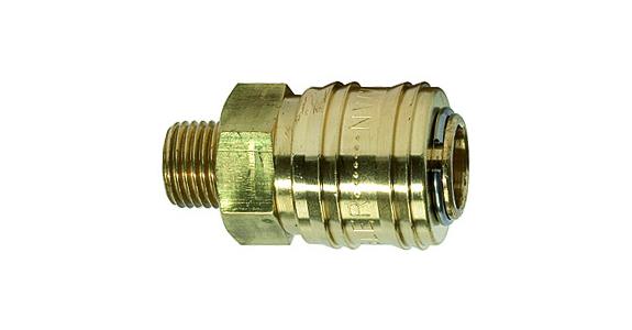 Quick-action coupling nominal width 7.2 mm connection G 1/2 MT