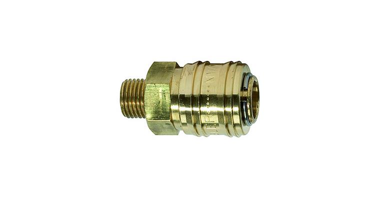 Quick-action coupling nominal width 7.2 mm connection G 1/4 MT