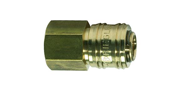 Quick-action coupling nominal width 7.2 mm connection G 3/8 FT