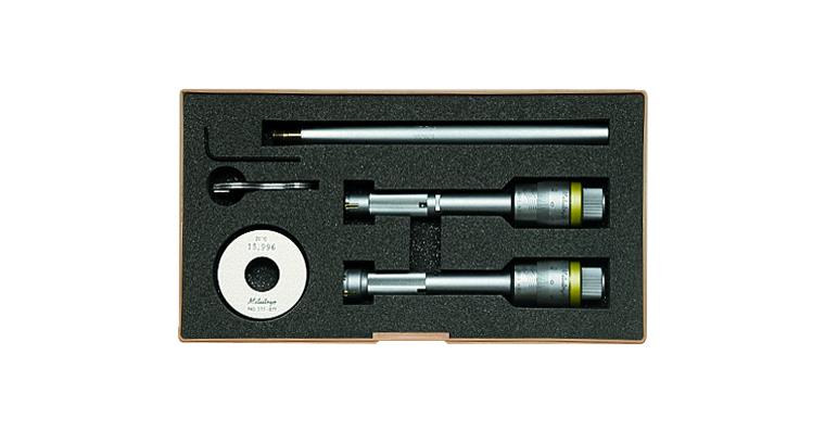 3-point internal micrometer set 12-20 mm 4 pieces