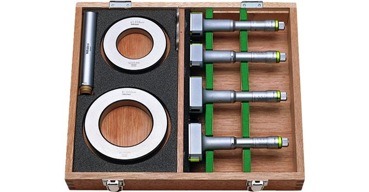 3-point internal micrometer set 50-100 mm 7 pieces
